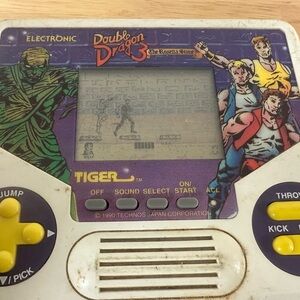 Double Dragon 3 (Tiger Electronics) Handheld, Tested & Working 1988 Vintage